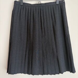 NWOT Vintage Laura Ashley Pleated Wool Skirt